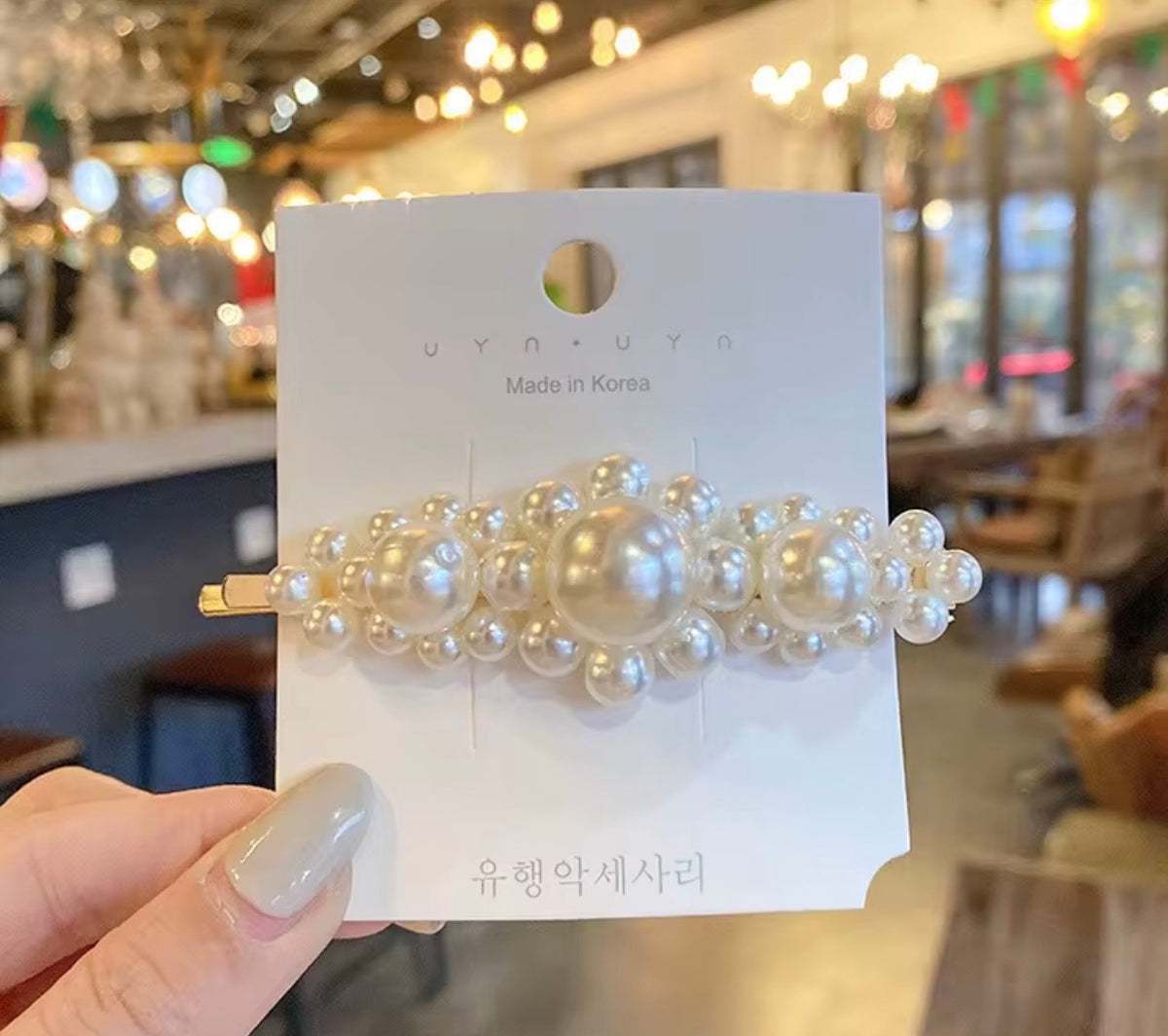 Pearl Hair Clips